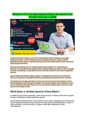 7 5 Best Places To Purchase Verified Upwork Accounts Online 26