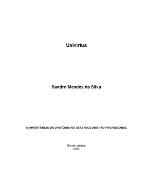 A Importancia Da Oratoria No Desenvolvimento Profissional