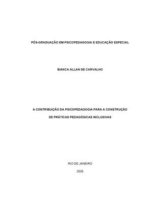 Psicopedagogia Educacao Especial