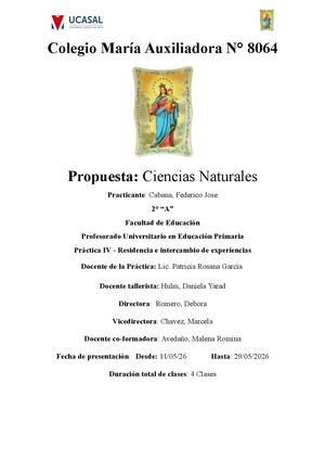 Propuesta Ciencias Naturales Final