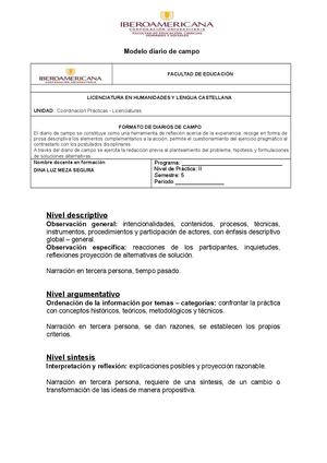 Dina Meza Diario De Campo