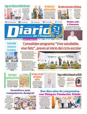 Portada, Jueves 27 De Agosto De 2026