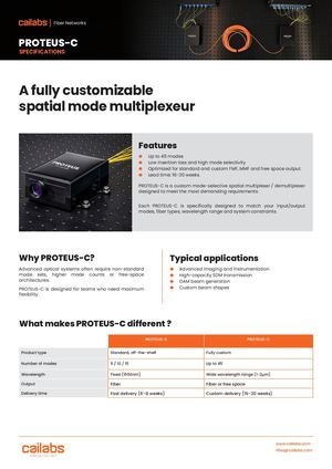 [SPEC SHEET] PROTEUS-C 202606