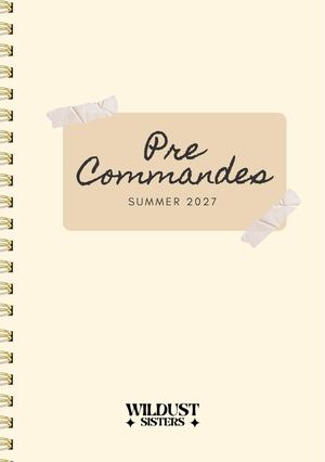 PRE COMMANDES SS27 - FR
