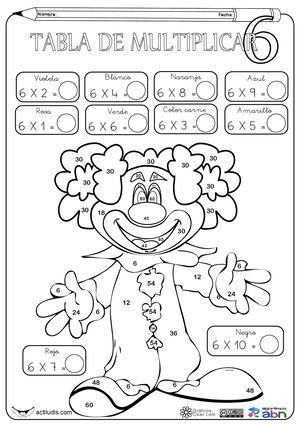 Tabla Del 6