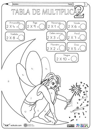 Tabla Del 2