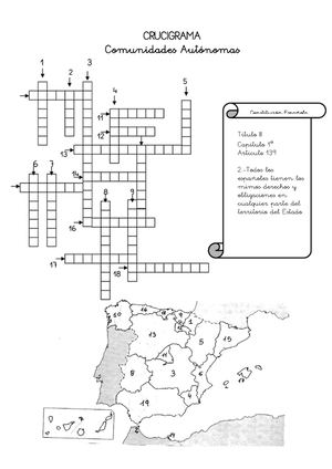 Grucigrama Comunidades
