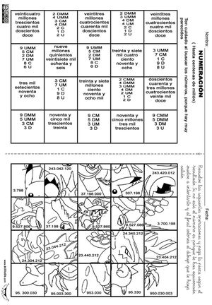 Numeración Hasta CM 001
