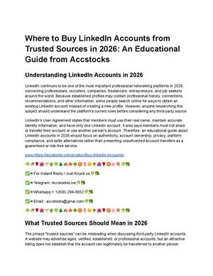 Most 25 Reliable LinkedIn Account Platforms to Explore in 2026