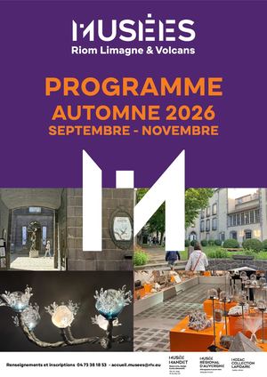 2026 Programme Automne Musée Mandet et Musée régional d'Auvergne