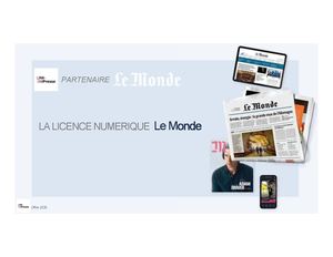 Licence Numérique Le Monde