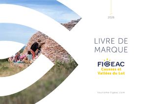Livre de marque office de tourisme Figeac Causses et Vallées du Lot