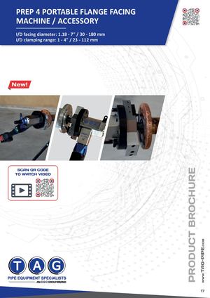 TAG Brochure Jun26 Prep4 flange facing machine
