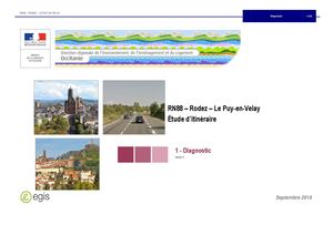 RN88 – Rodez – Le Puy-en-Velay / Étude d’itinéraire / 1 - Diagnostic / Version 3