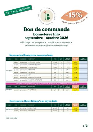 Bdc Independants Septembre Octobre 2026