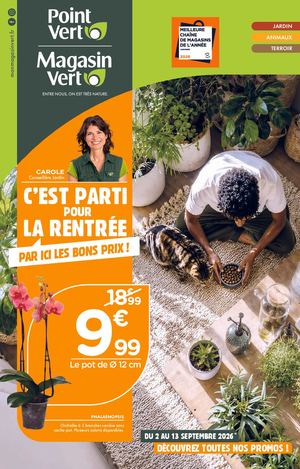 Prospectus Magasin Vert - Point Vert - Septembre 2026