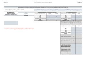 Tableau De Declaration Nominations Équilibrées Emplois Fonctionnels 2025
