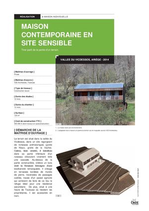 CAUE09-2017-Maison contemporaine Ariège