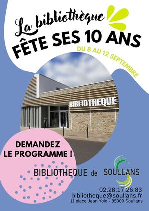 La Bibliothèque fête ses 10 ans