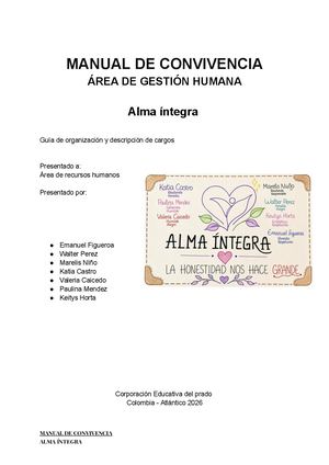 Manual De Convivencia