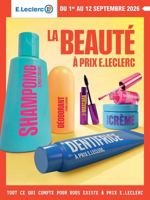 Catalogue Beauté E.Leclerc Saint-Médard