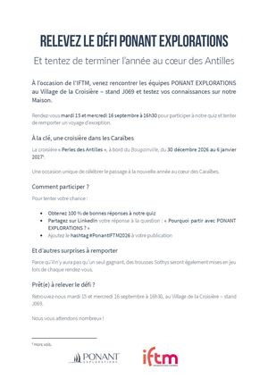 Relevez Le Défi Ponant Explorations