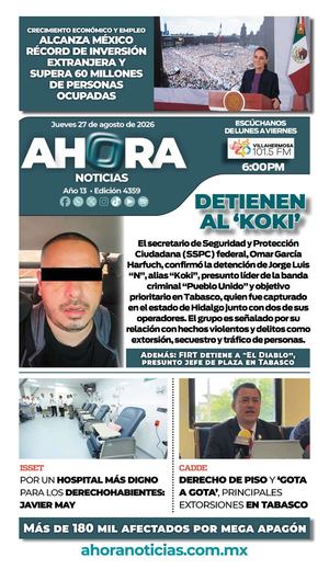 JUEVES 27 de agosto de 2026