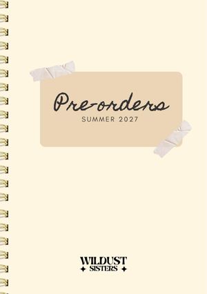 PRE ORDERS SS27 - EN