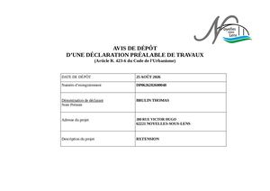 Dépôt DP0626282600048