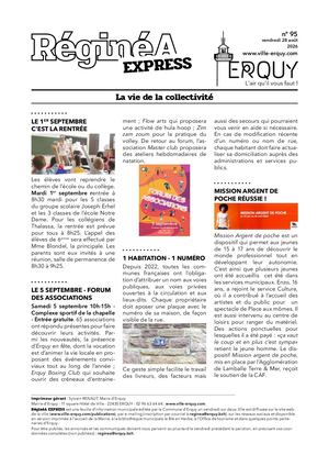 RéginéA Express N°95 - 28 Août 2026