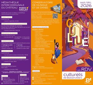 Rdv Culturels Sept Déc 2026