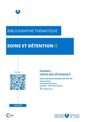 Soins Et Detention Maj 2026
