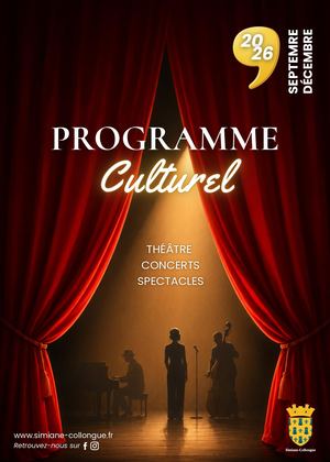 Programme Culturel Septembre Décembre 2026
