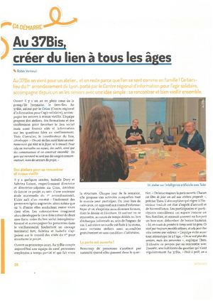Magazine Agir à Lyon Article Au 37bis