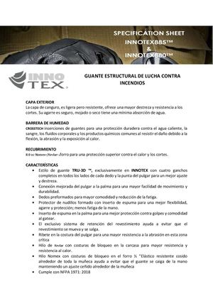 Guante Estructural Para Bomberos