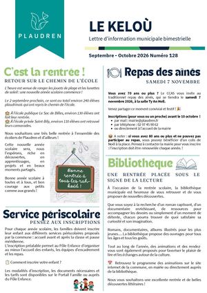 Kélou Septembre/Octobre 2026