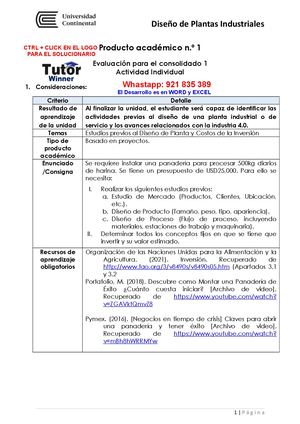 Tw Diseño De Plantas Industriales Pa1 2026