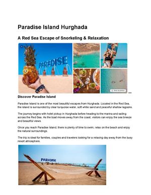 Paradise Island Hurghada