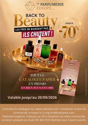 Promotions Rentree 2026 La Parfumerie Europe