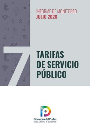 Informe Monitoreo De Tarifas De Servicios Públicos Julio 2026