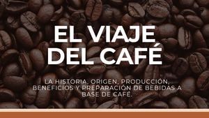 Brown And Beige Modern Simple Paper Texture The World Of Coffee Presentation