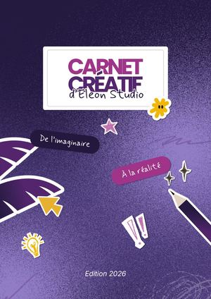 Carnet Créatif D'eleon Studio Edition 2026