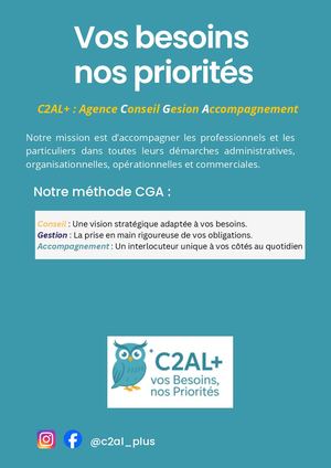 Solutions et Accompagnement Entreprises : C2AL+