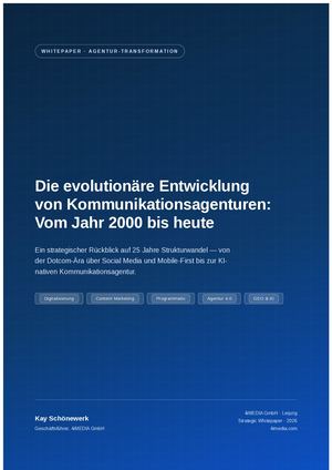 Die Evolution der Kommunikationsagentur von 2000 bis heute | Kay Schönewerk, 4iMEDIA