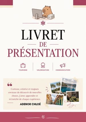 Mon livret de présentation