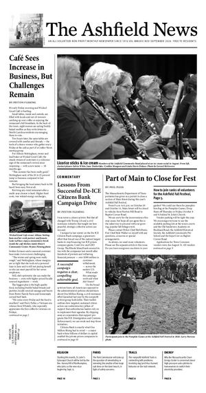 The Ashfield News September 2026