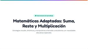 Presentación Adaptada Matemáticas Inclusivas
