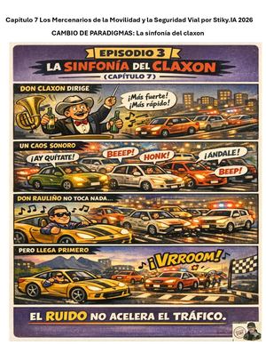Capítulo 2 Los Mercenarios De La Movilidad Y La Seguridad Vial Por Stiky.IA 2026 La Sinfonía Del Claxon