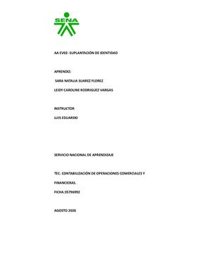 Suplantacion De Identidad