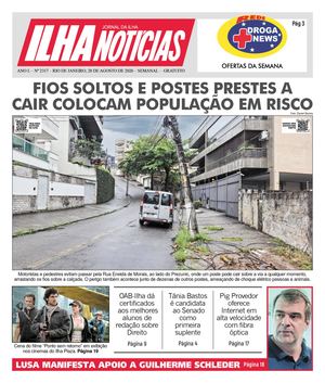 Jornal Ilha Notícias - Edição 2317 - 28/8/2026